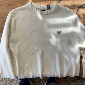 Chaps Sweater - Cream Large